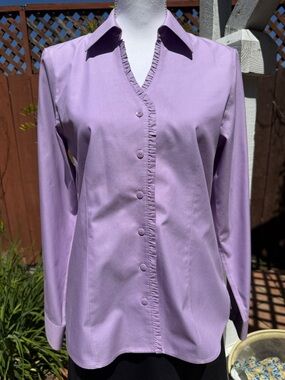 Orvis Lavender Dress Shirt